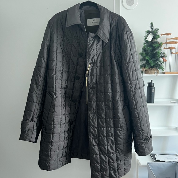 New Black Canali Light Weight Water Resistant Jacket - Picture 1 of 4